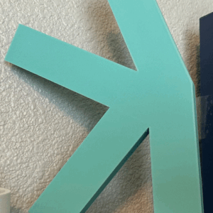 Kaspa K Logo in 3D